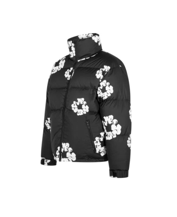 Cotton Wreath Puffer Jacket
"Black"