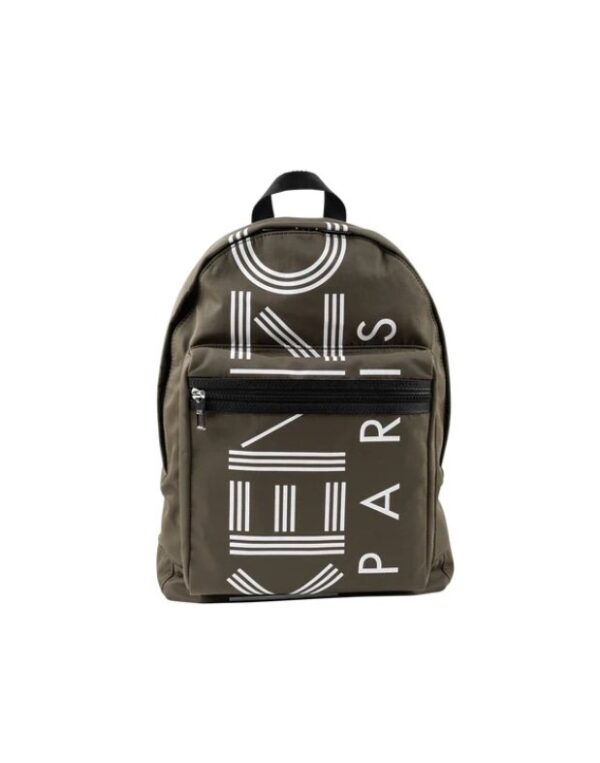 Kenzo Logo Print Mini Backpack
"Olive/White"